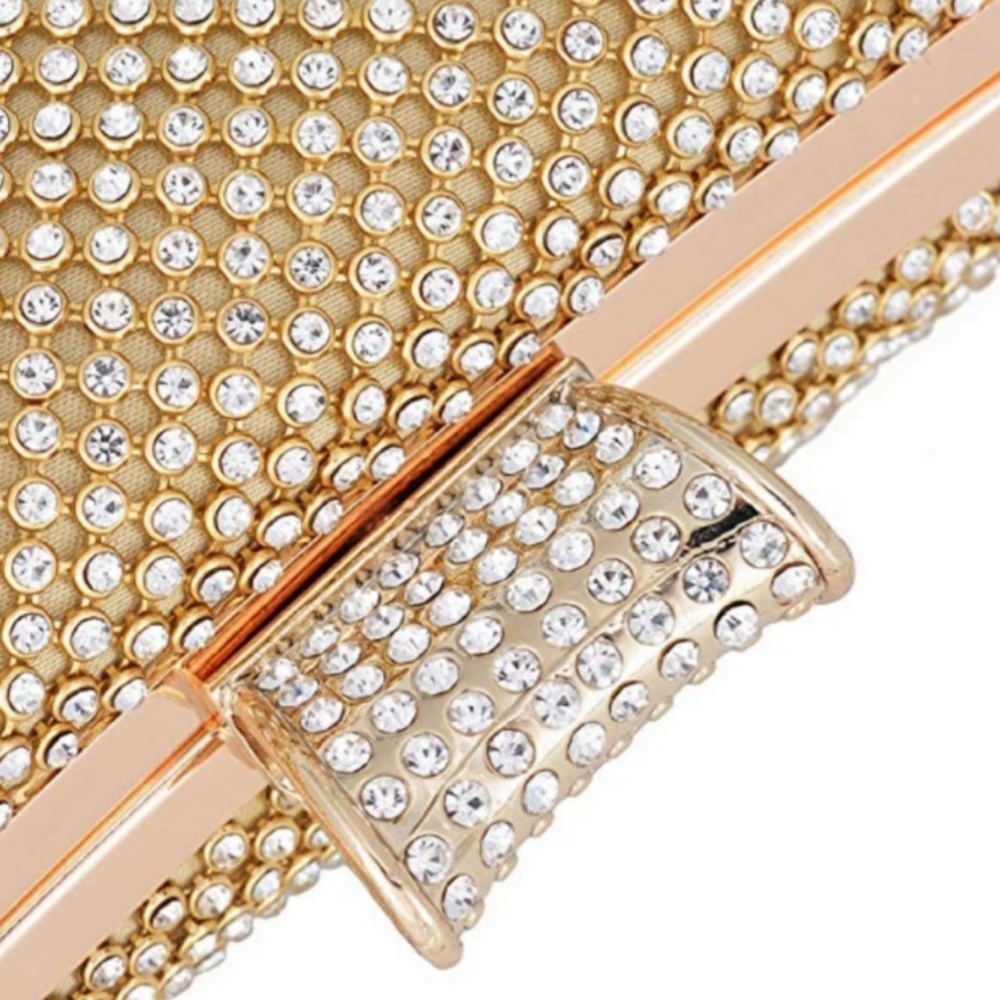 CRYSTAL PREMIUM CLUTCH HAND BAG